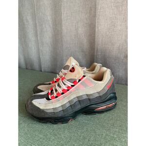Nike Air Max 95 GS "Solar Red" - Size 6.5Y - Iconic Retro Running Sneakers
